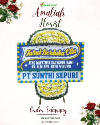 Papan Bunga Duka di Baros Jaya
