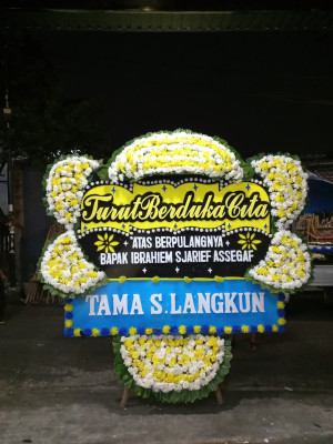 Papan Bunga Duka di Baros Jaya